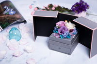 Forever Blossom Handmade Preserved Flower Rose Jewelry Gift Box