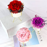 Forever Blossom Handmade Preserved Rose Table Decor