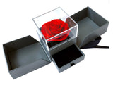 Forever Blossom Handmade Preserved Rose Jewery Gift Box